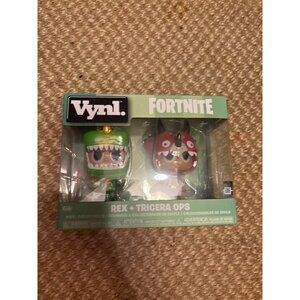 Funko Vynl Fortnite Rex & Tricera Ops Collectible Vinyl Figures In Box